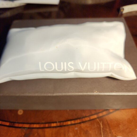 Auth Louis Vuitton Hair Cube Hair Tie Neon Green & Neon Orange Hair Tie with Bag - Picture 9 of 14